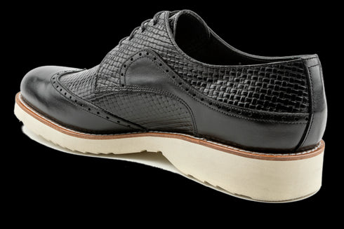 Top Grain Leather Derby Style Hybrid Dress Sneakers for Men